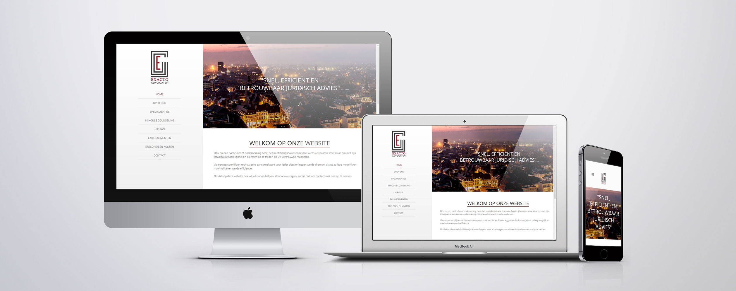 webdesign Exacto advocaten