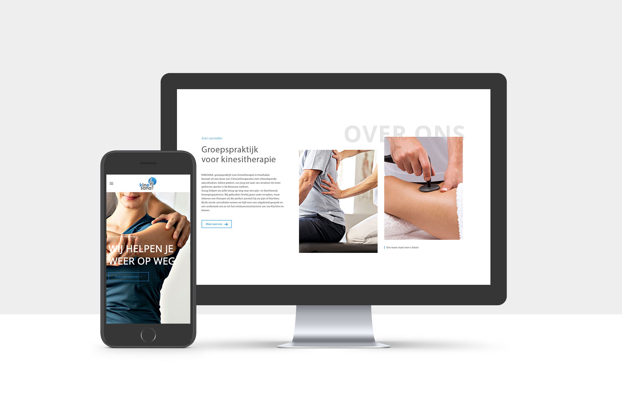 Kinesana website design