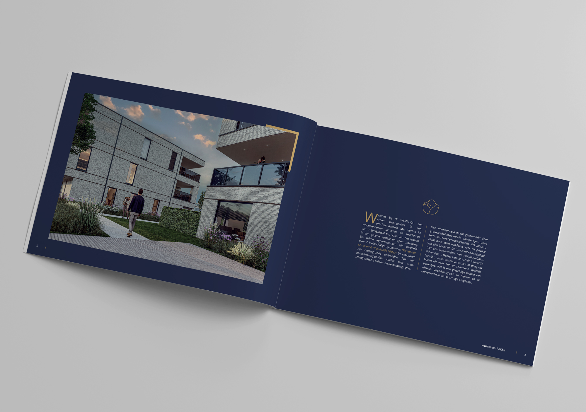 Weierhof brochure design