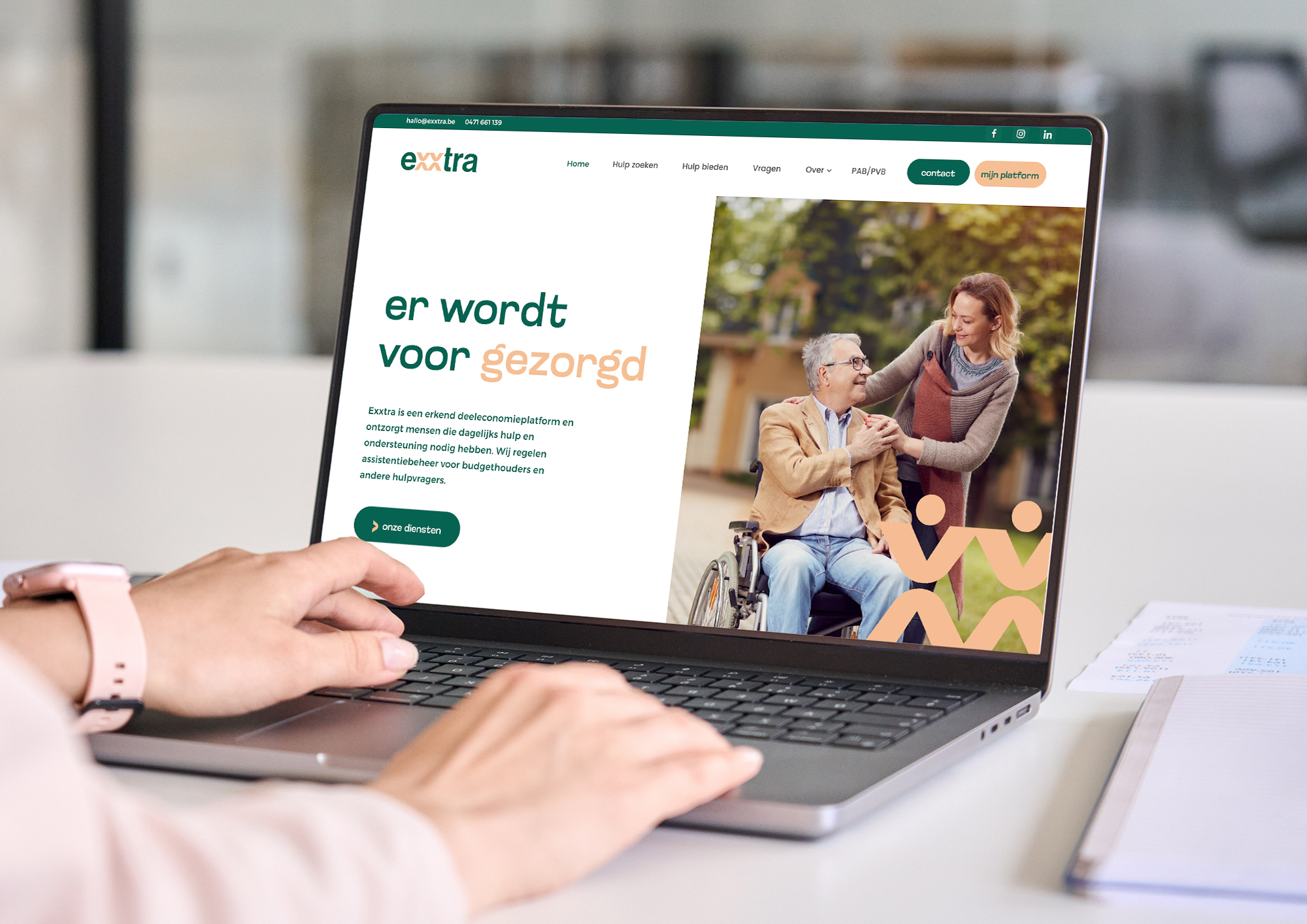 Exxtra Website design