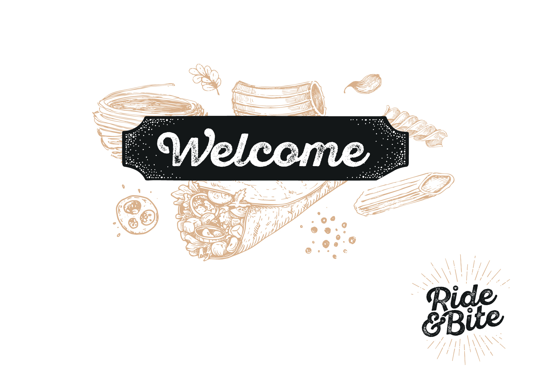 Logo designer foodtruck Ride&Bite 9