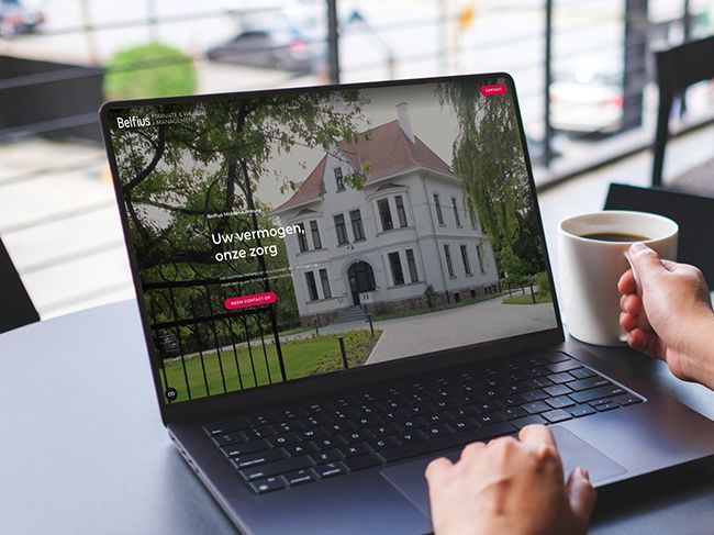 Website design Belfius